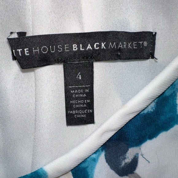 WHITE HOUSE BLACK MARKET FLORAL DRESS - Picture 3 of 8